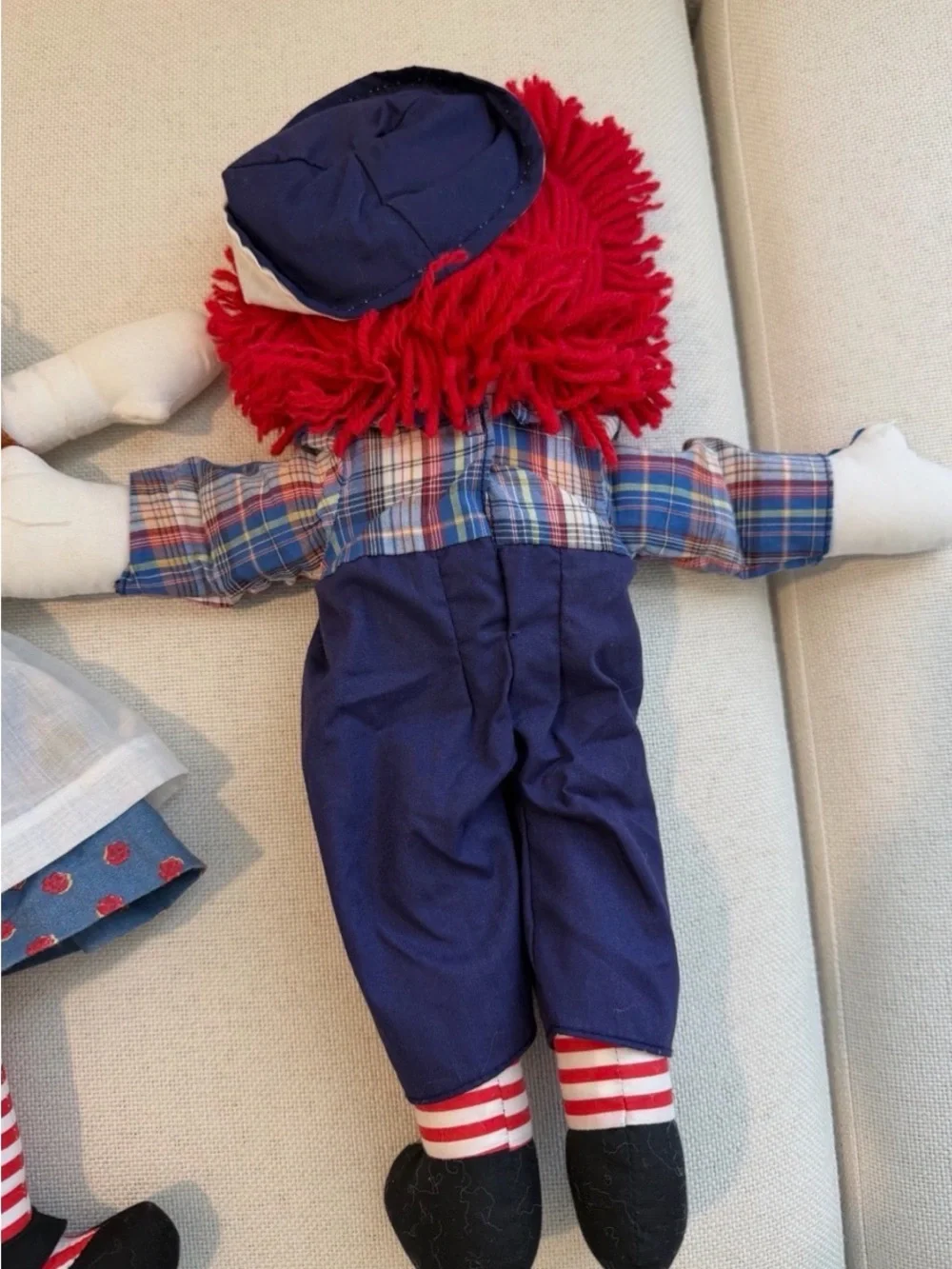 80th/85th Anniversary Raggedy Ann & Raggedy Andy Commemorative Dolls 17”
